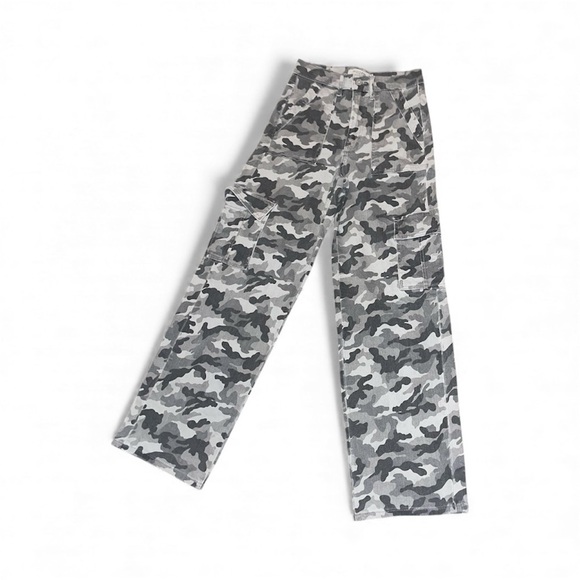 Hidden Denim - Hidden Gray Camouflage Cargo Pants
